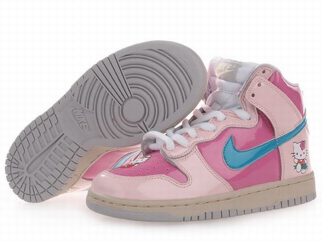 nike dunk femme gris rouge et blue,chaussures pas cher grande taille,Nike Dunk High Femme