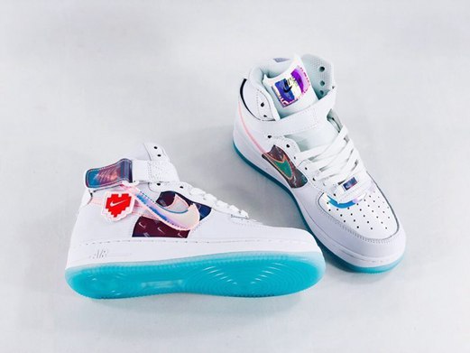 nouvelle air force 1 blanche femme courir