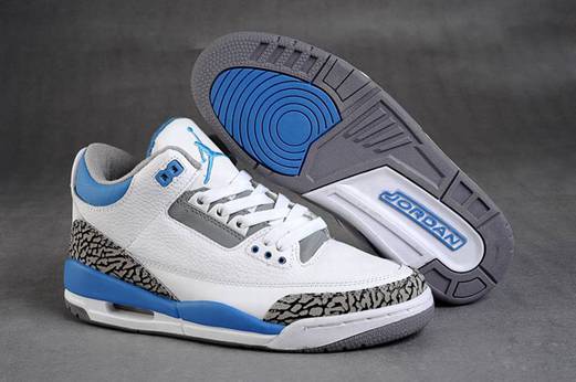 nouvelle air jordan 3 femme et blanc