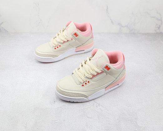 nouvelle air jordan 3 white cement women