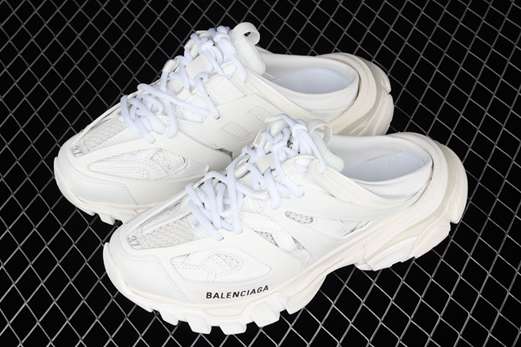 nouvelle balenciaga track blanche orange