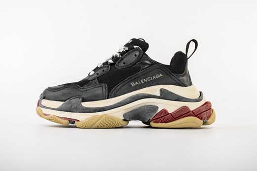 nouvelle balenciaga triple s white clear sole