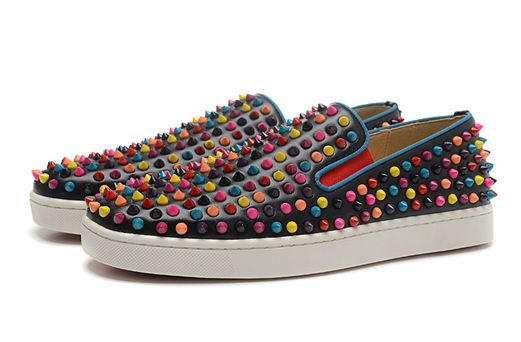 nouvelle christian louboutin louis orlato suede low-top sneakers