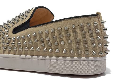 nouvelle christian louboutin mens degralouis junior strass flat low-top sneakers