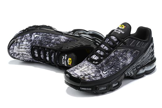 nouvelle nike air max plus tn iii czarne black wolf grey