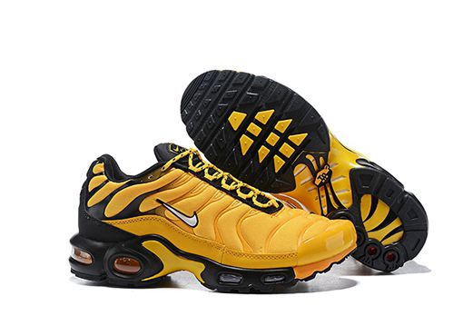 nouvelle nike air max tn black and yellow