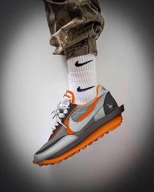 nouvelle nike ld waffle sacai clot kiss of death 2 cool grey