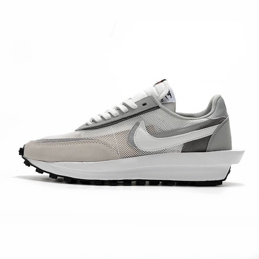 nouvelle nike ld waffle x sacai white nylon