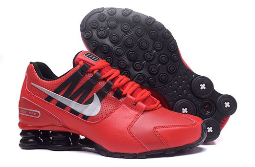 nouvelle nike shox blanche et rouge