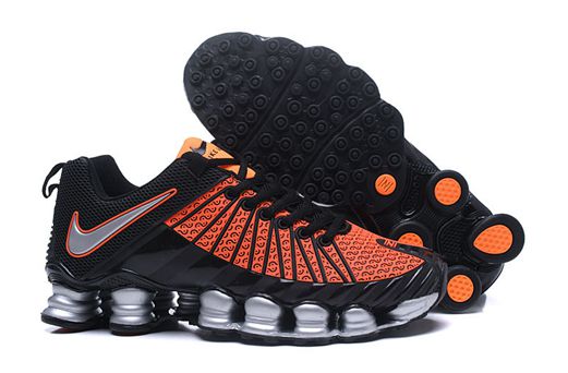 nouvelle nike shox grey orange