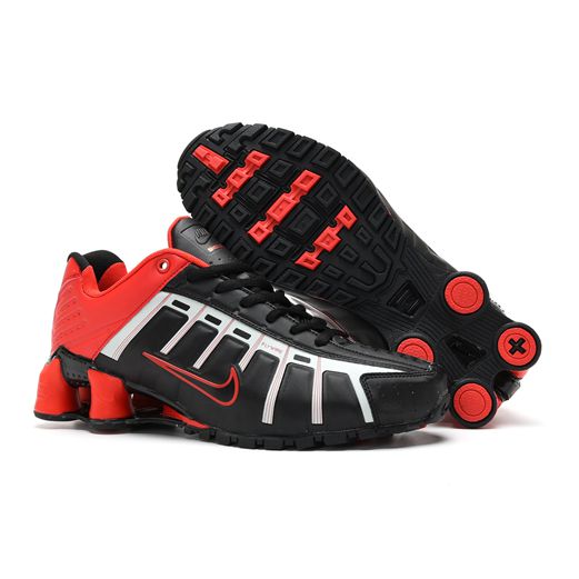 nouvelle nike shox nz red and black