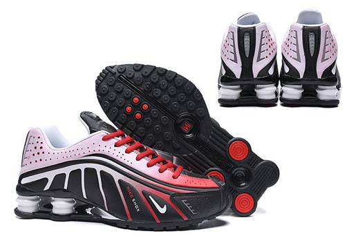 nouvelle nike shox nz vermelho e preto