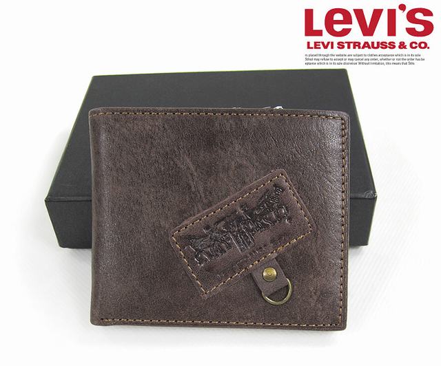 portefeuille homme cuir marron,portefeuille en cuir,Levis portefeuille en cuir homme