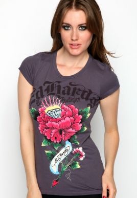 t shirt ed hardy pas cher,t shirt humoristique,T Shirt Ed Hardy Femme Manches Courte