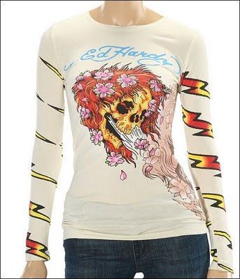 t shirt graphique,ed hardy casquette prix,T Shirt Ed Hardy Femme Manches Longues