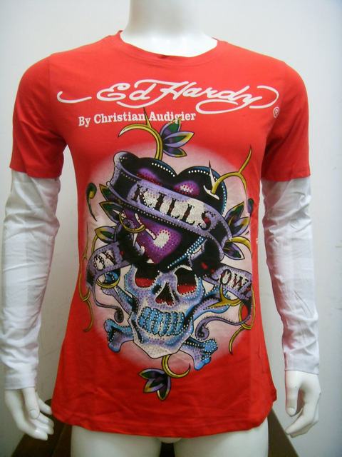 t shirt loup,blouson cuir ed hardy,T Shirt Ed Hardy Homme Manches Longues