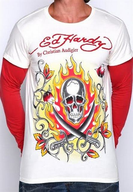 t shirt pour chien,ed hardy veste,T Shirt Ed Hardy Homme Manches Longues