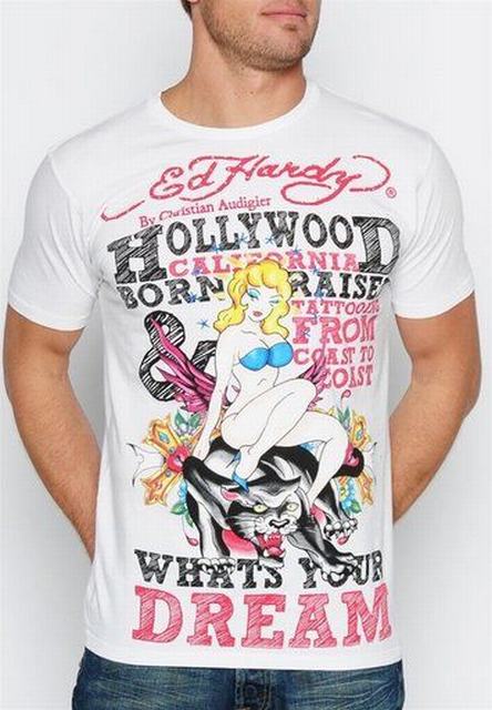 t shirt transparent,champagne ed hardy,T Shirt Ed Hardy Homme Manches Courte