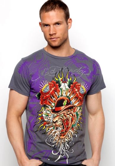 t shirt violet,survetement ed hardy,T Shirt Ed Hardy Homme Manches Courte